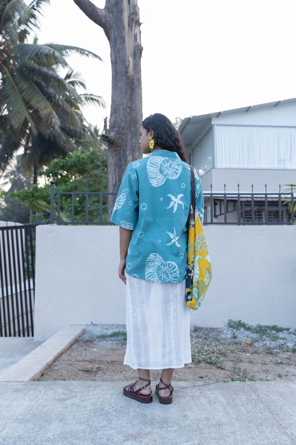 Seashell Camp Collar Shirt