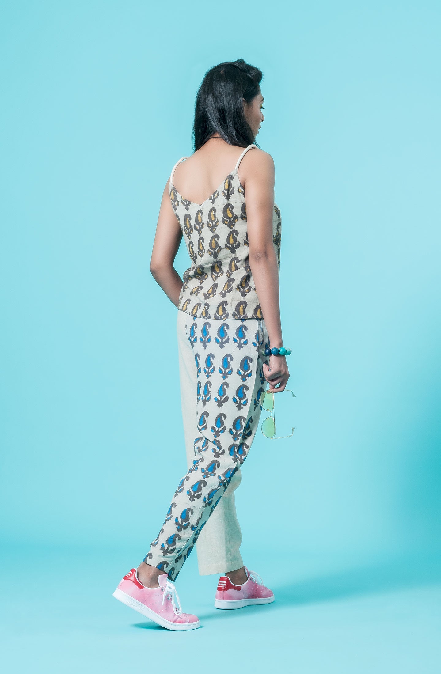 Single Pleat Cropped Pants | Rescue