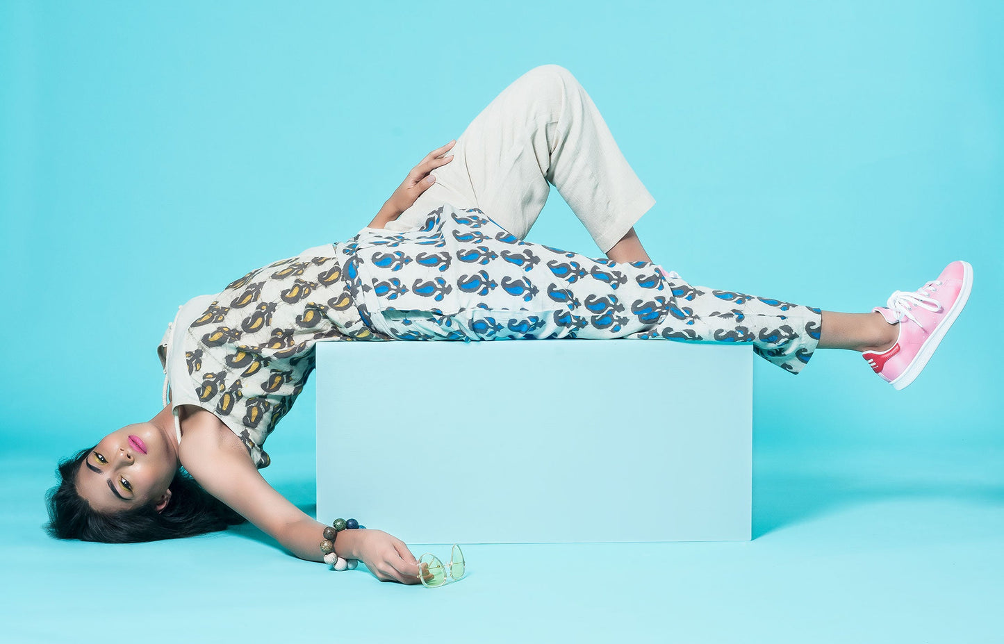 Single Pleat Cropped Pants | Rescue