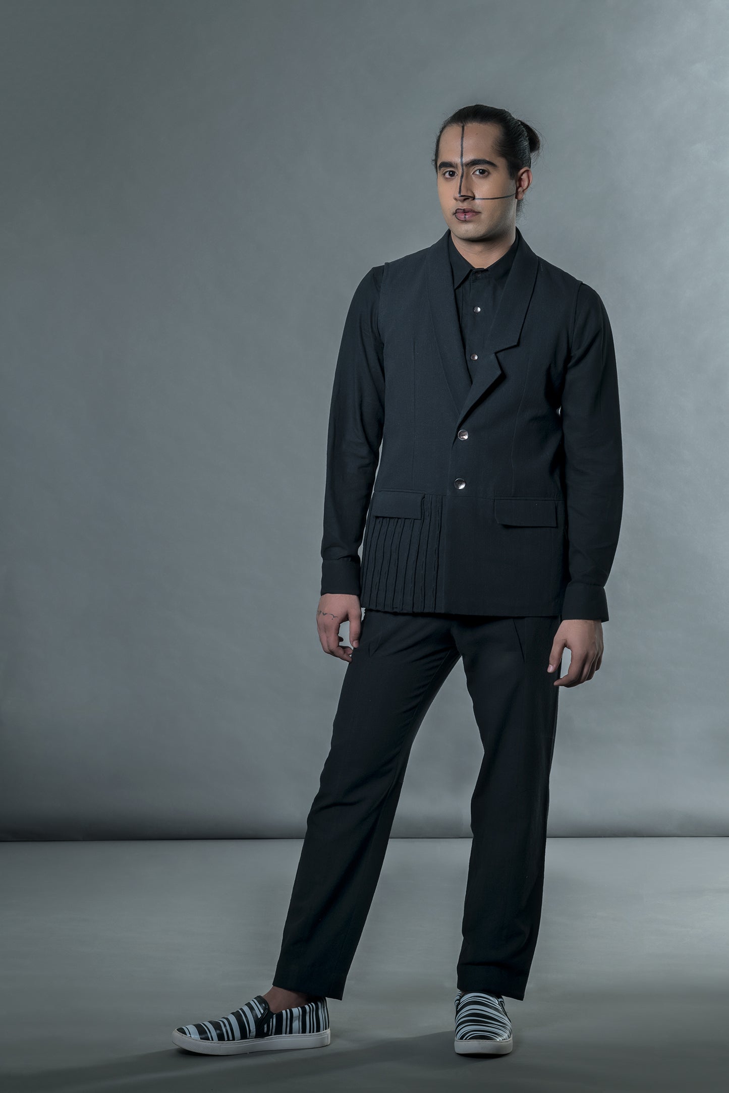 Vest With Cable Tucks