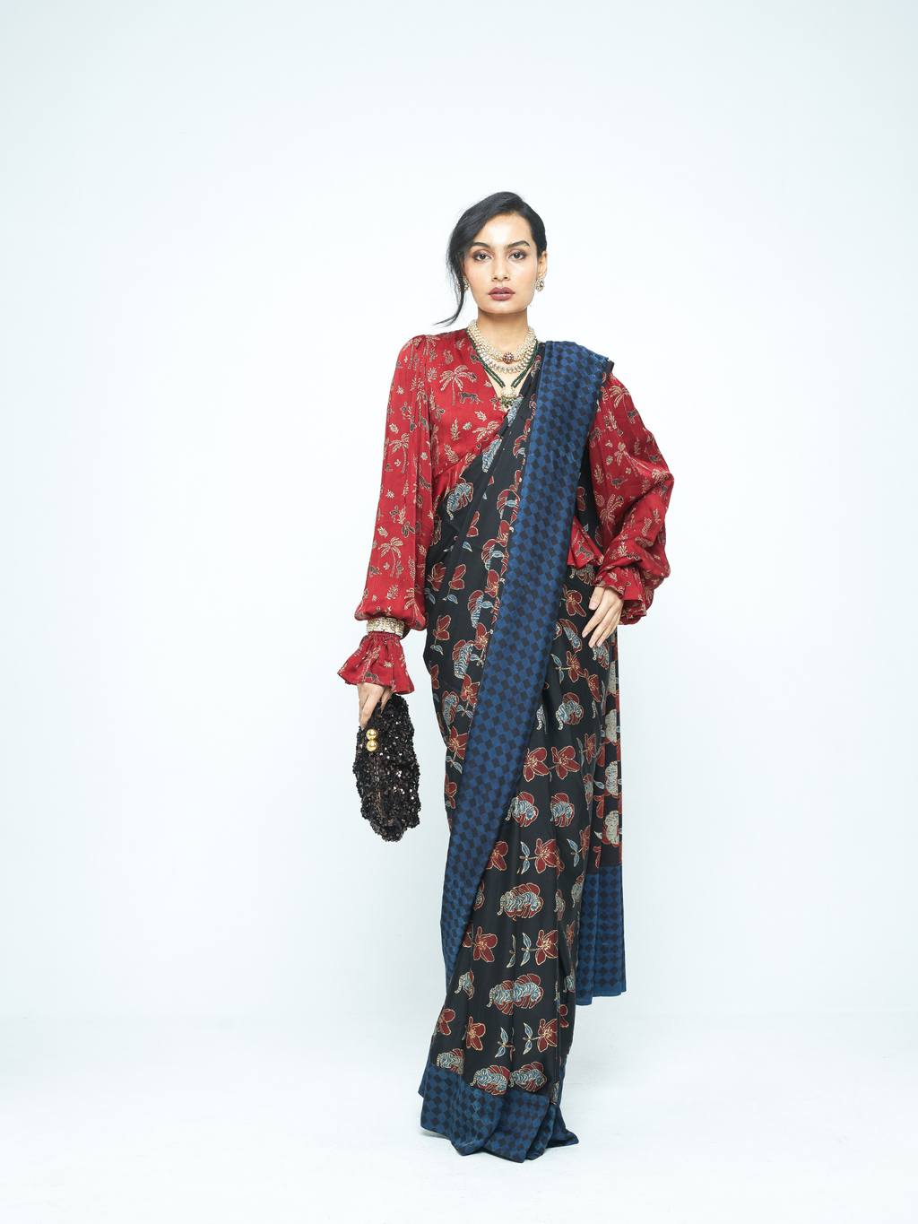 Wild Bloom Saree