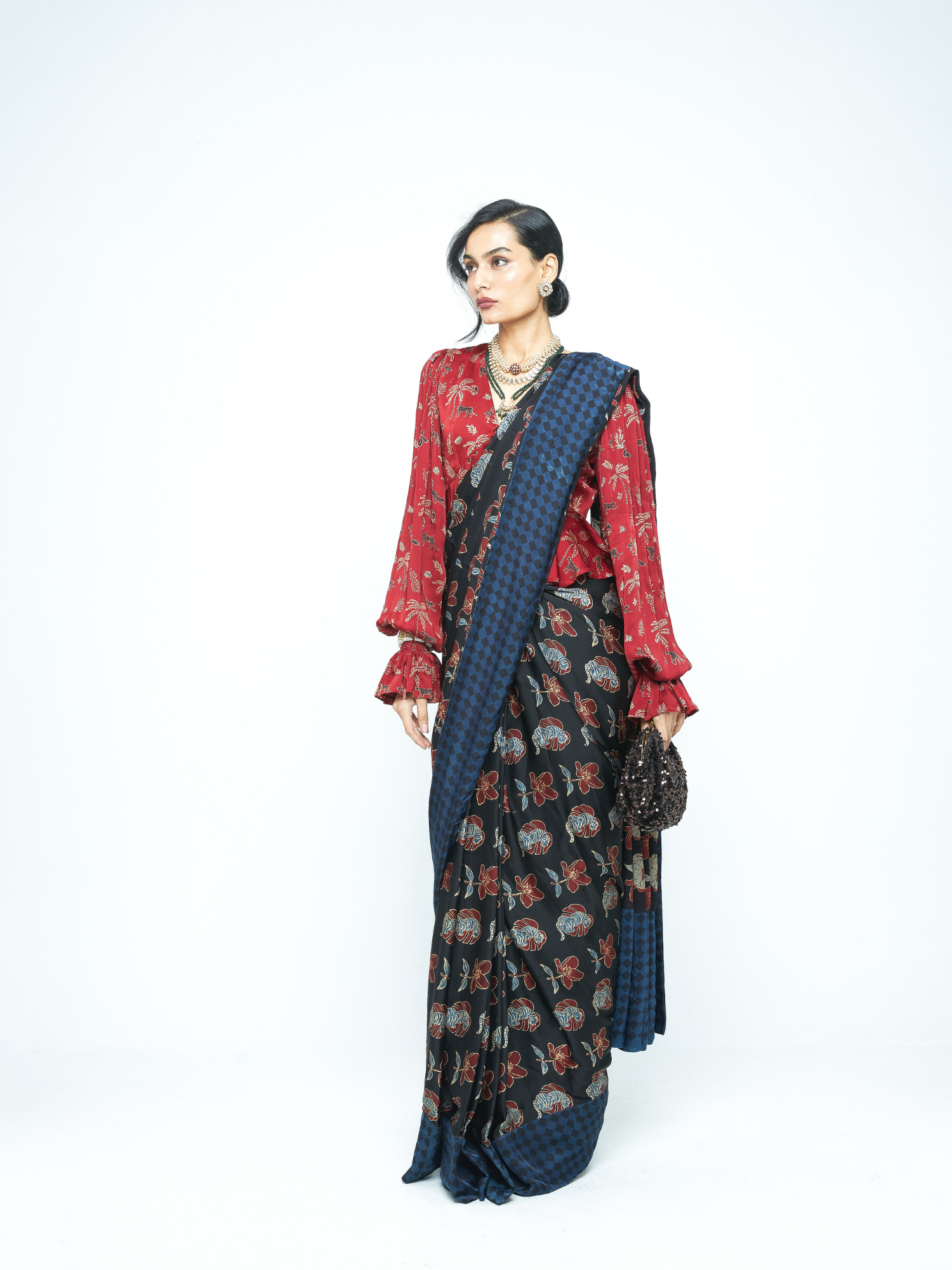 Wild Bloom Saree