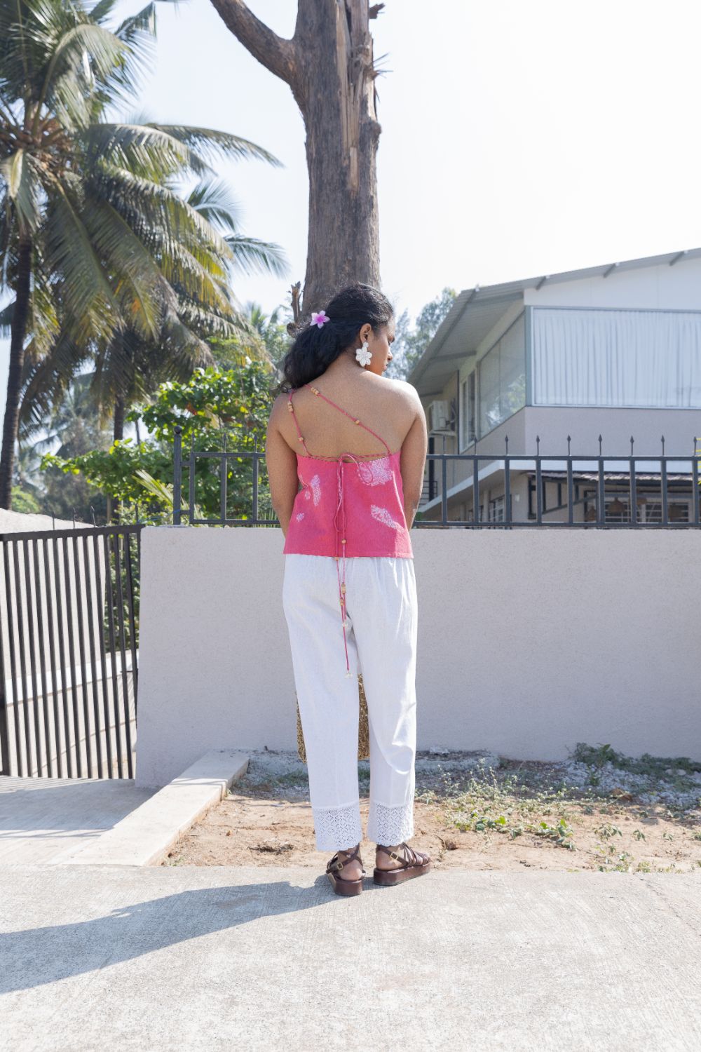 Sun-Kissed Shoulder Top