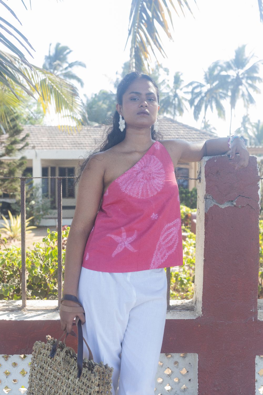 Sun-Kissed Shoulder Top