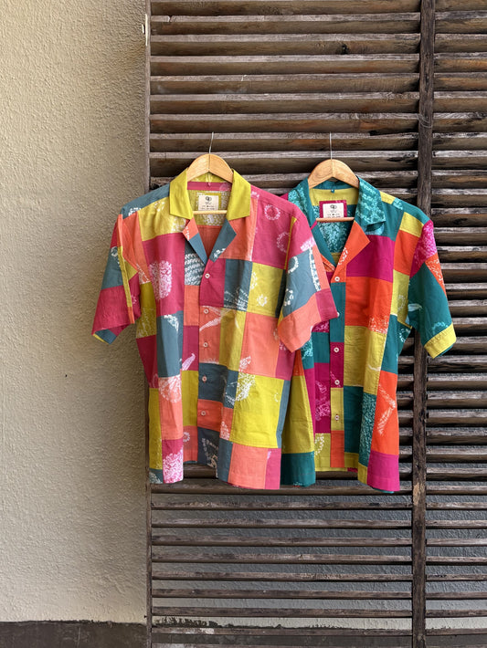 Camp Collar Scrap Shirt