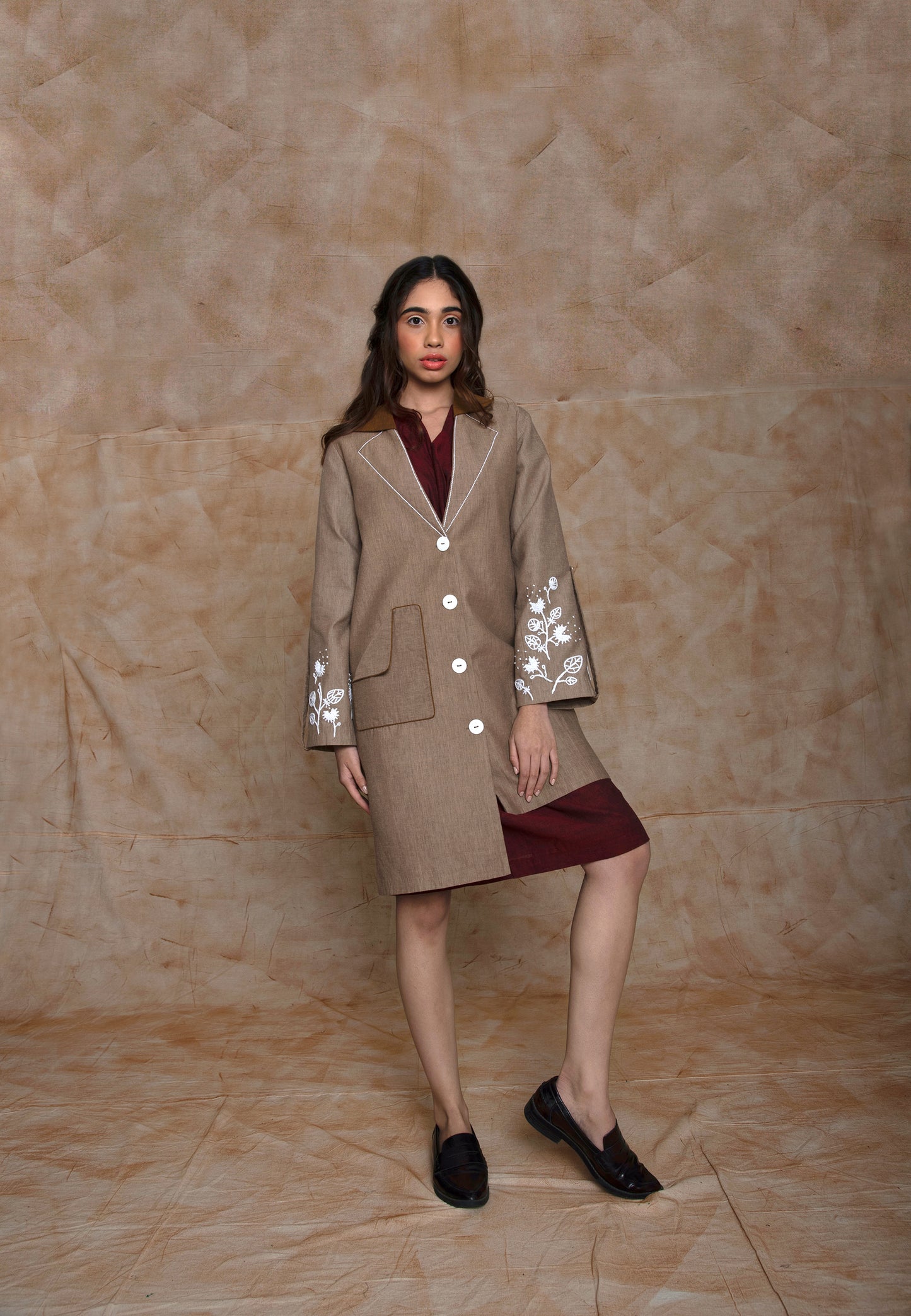 High Low Hem Trench