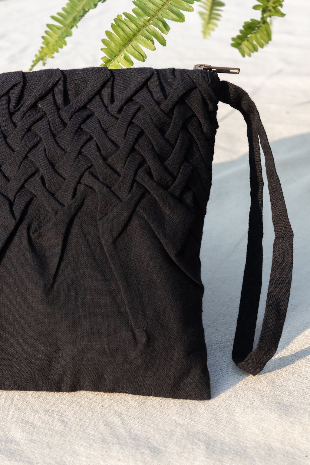 Bag With Lattice Smocking