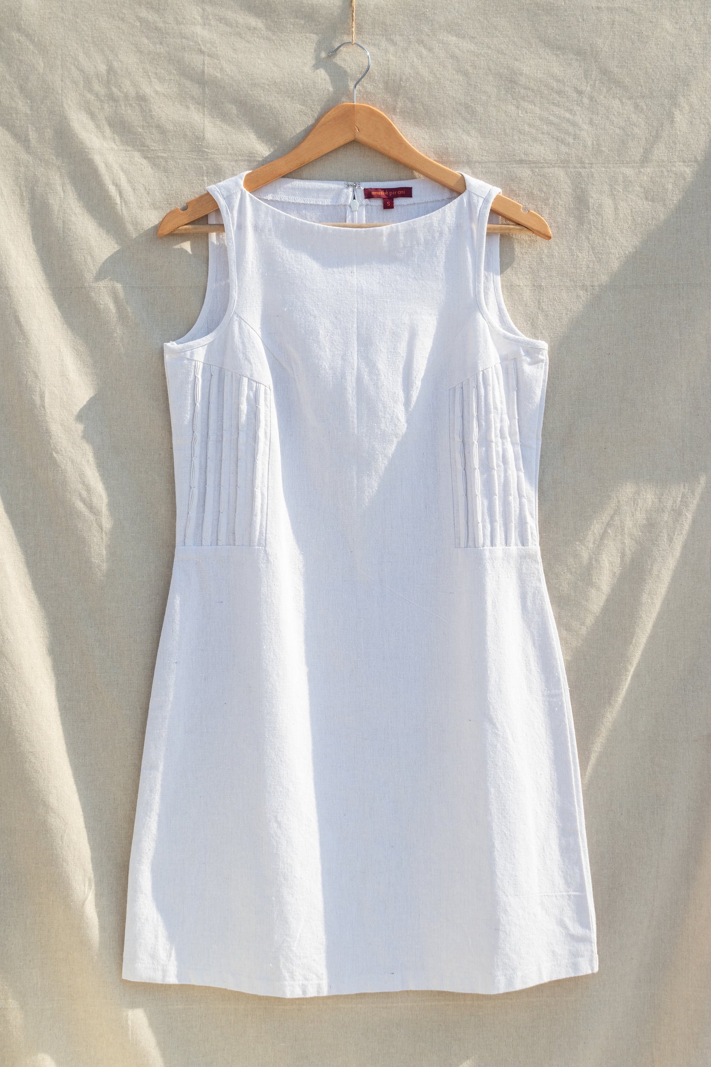 Shift Dress With Bubble Tucks