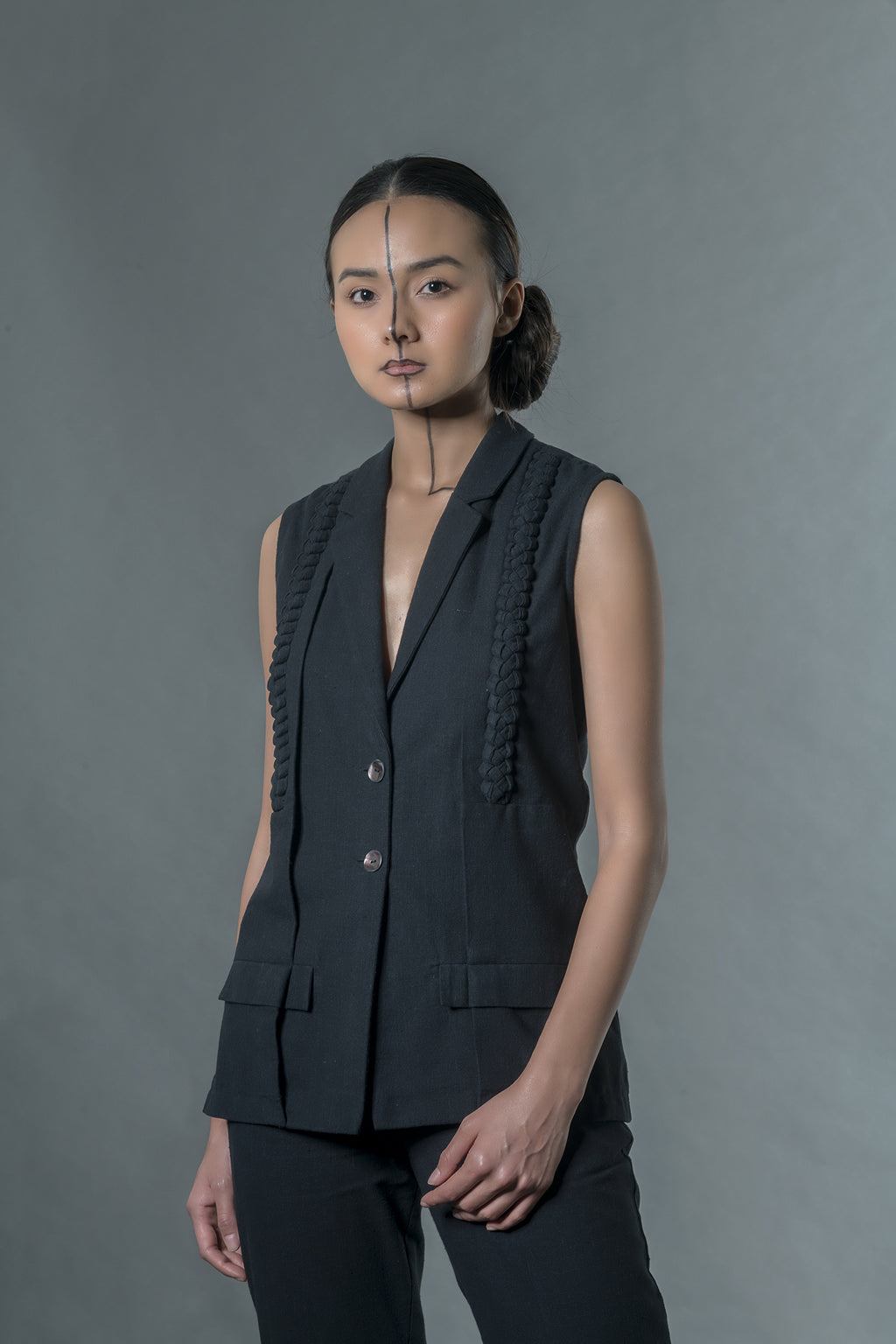 Vest With Braids