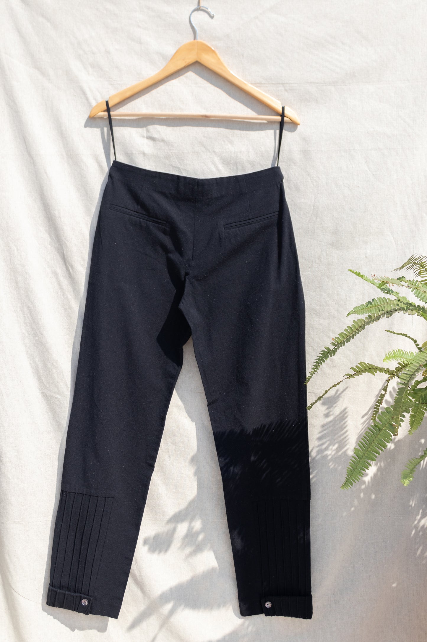 Pants With Corded Patch