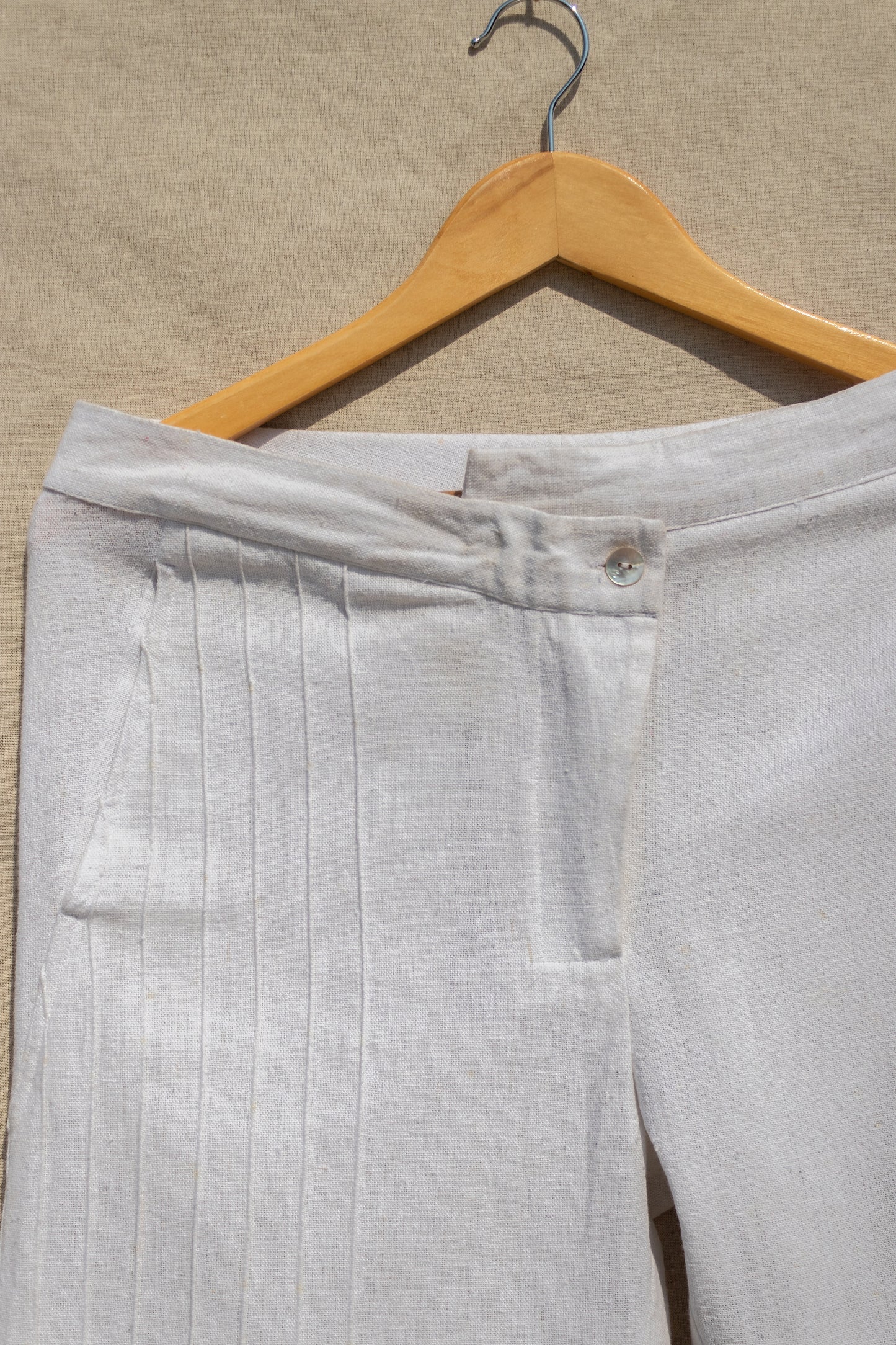 Pants With Pin Tucks