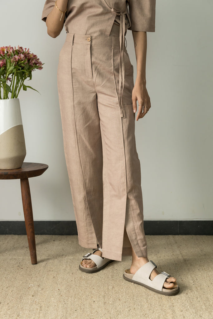 Split-Hem Trousers