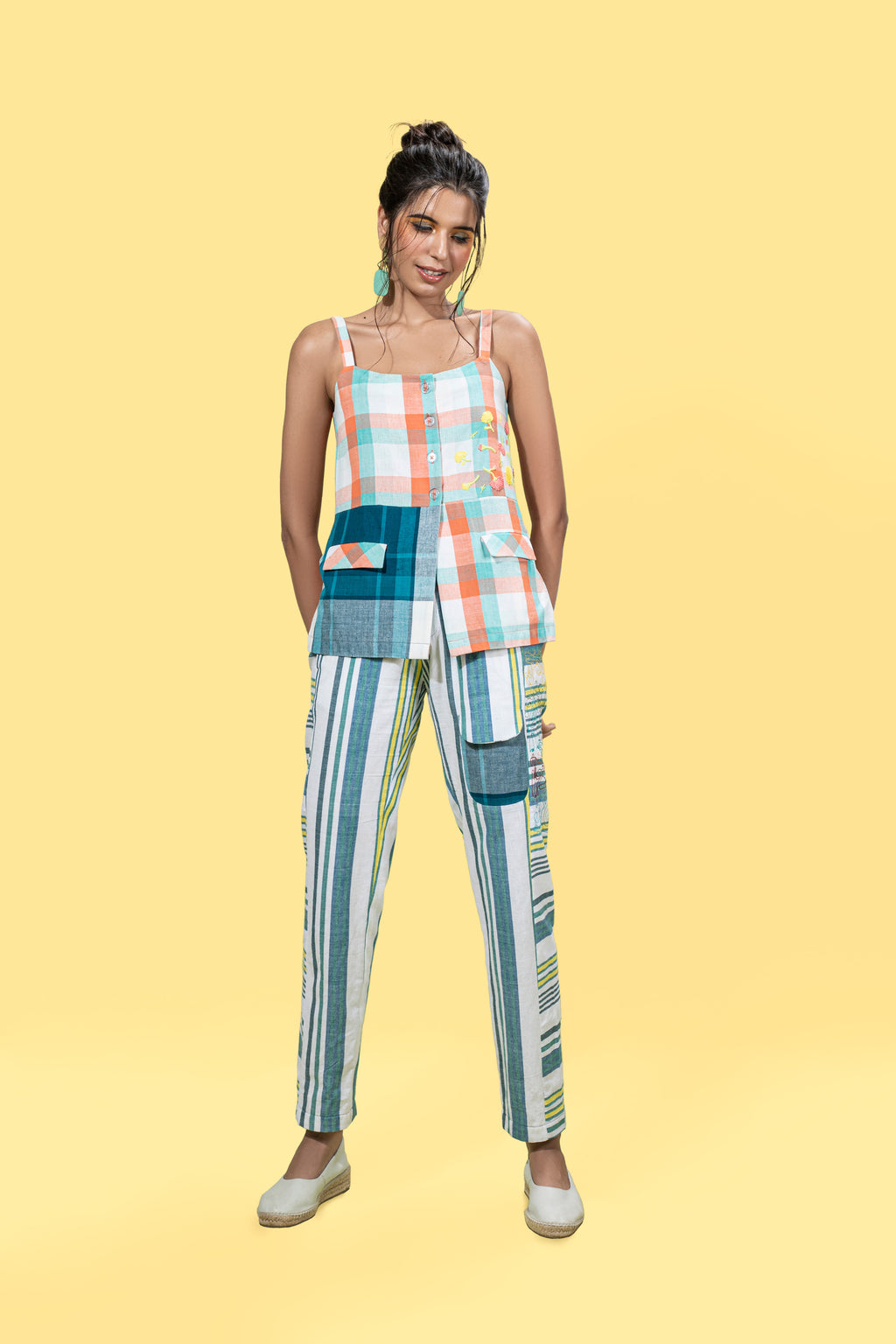 Buttoned Cami Top
