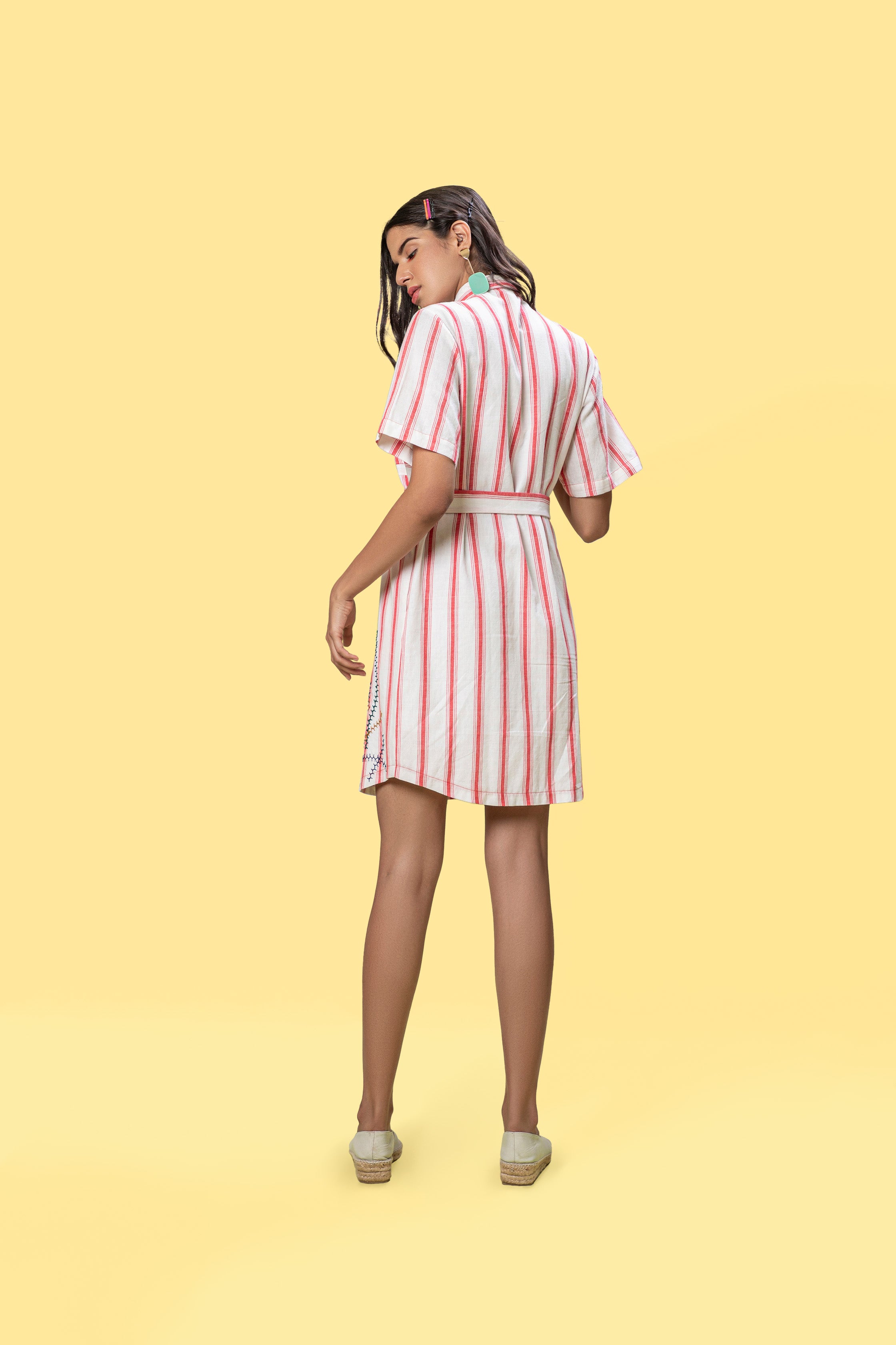 Belted Shirt Dress