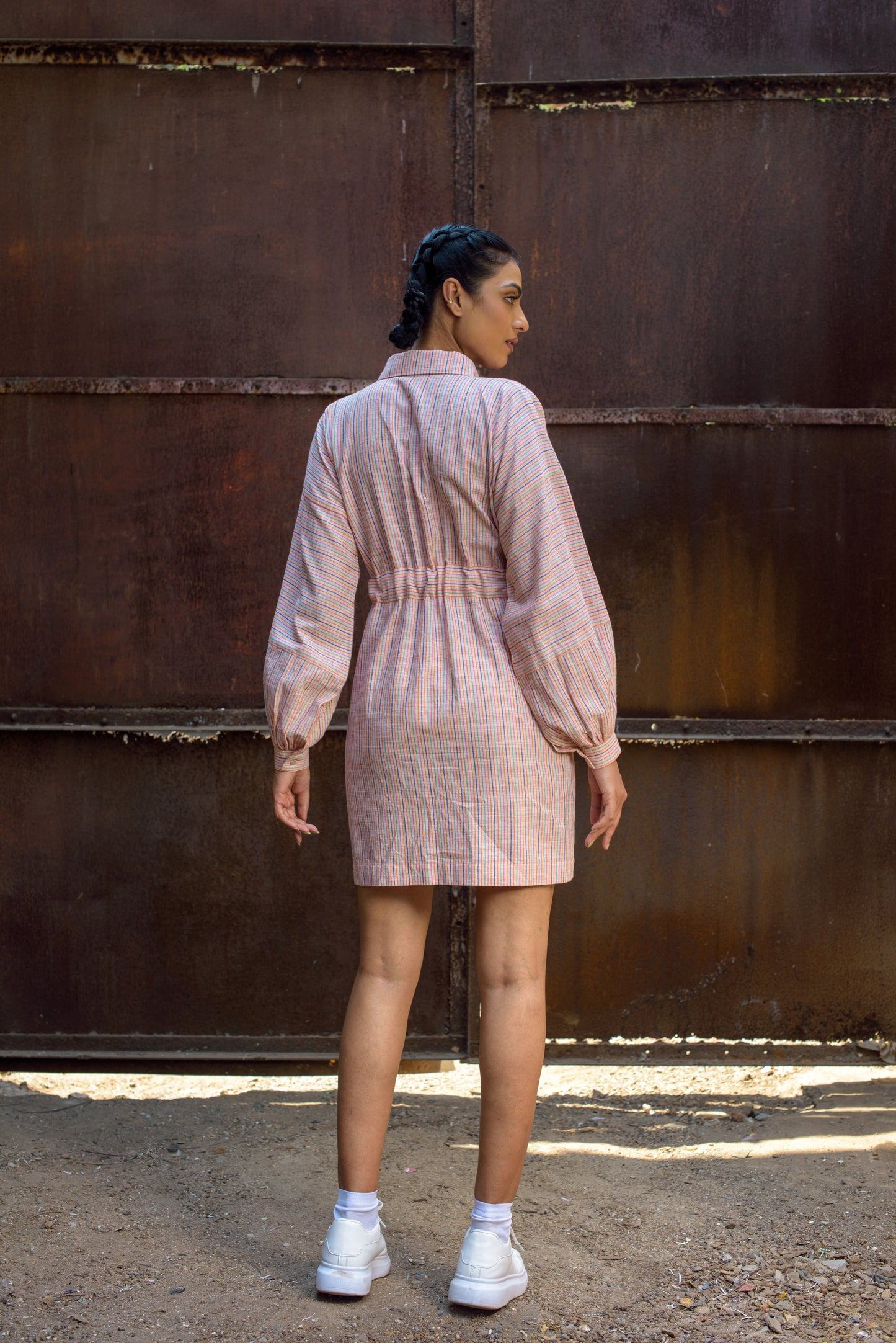 Belted Shirt Dress