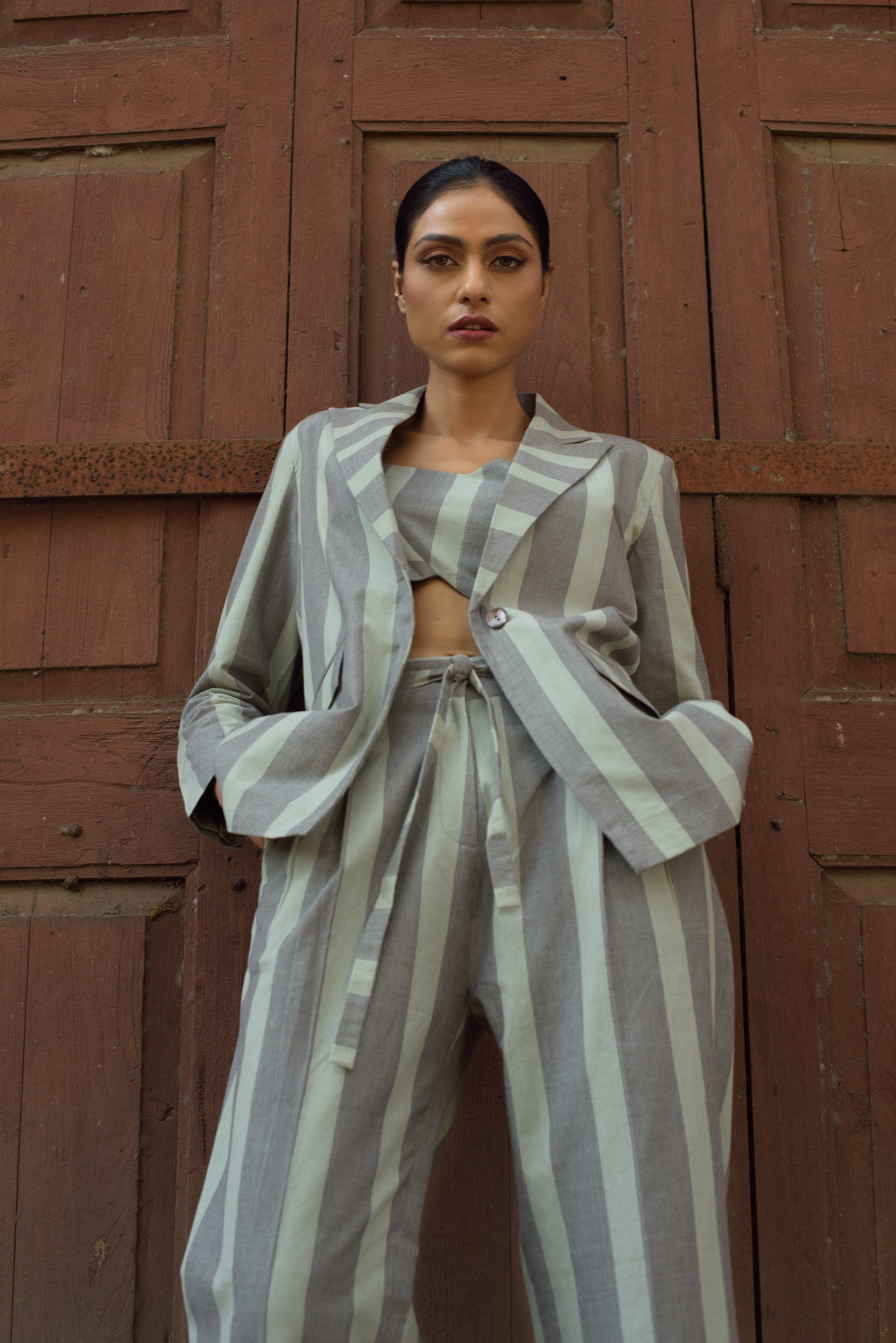 Inverted Pleat Pants