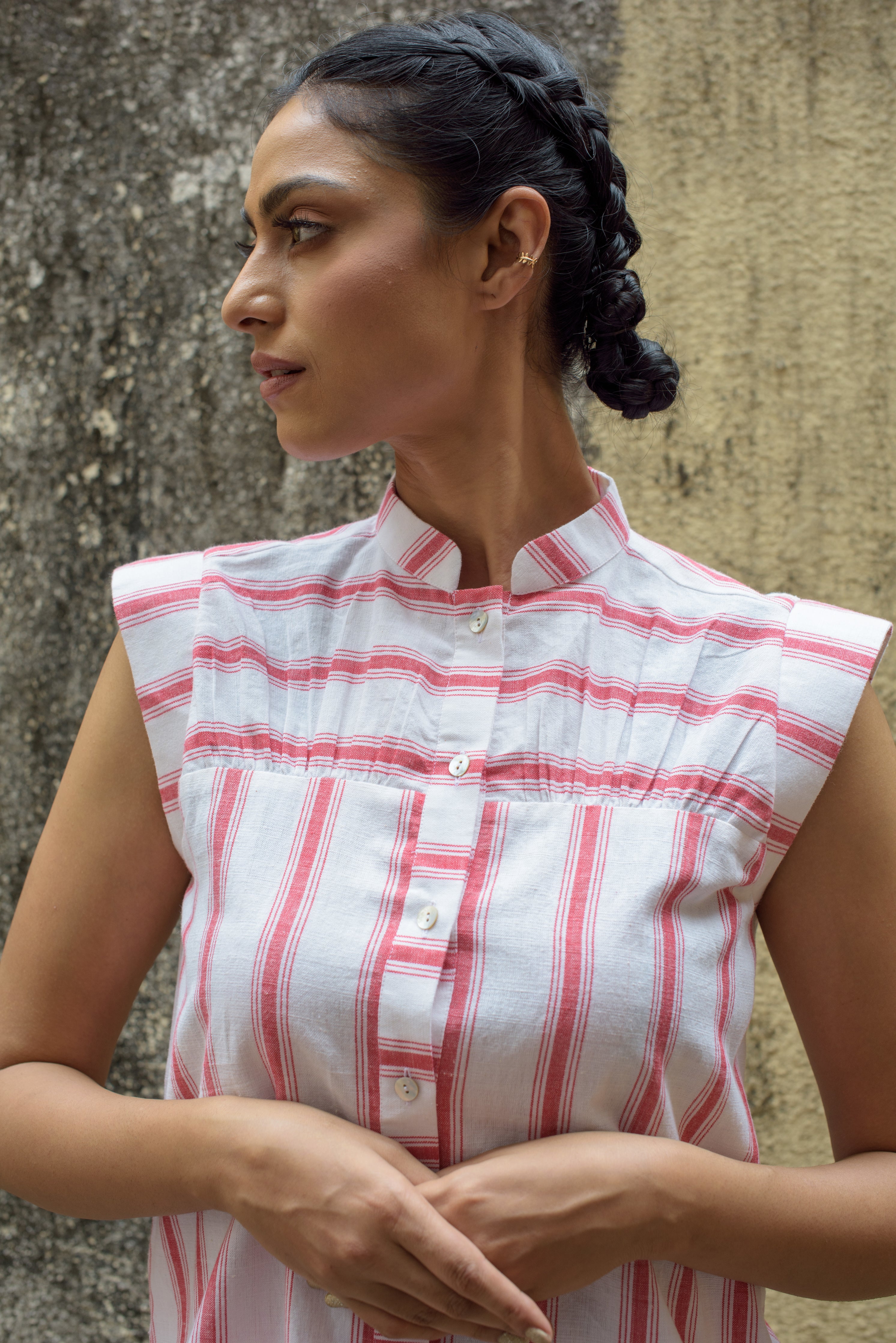 Mandarin Collar Shirt