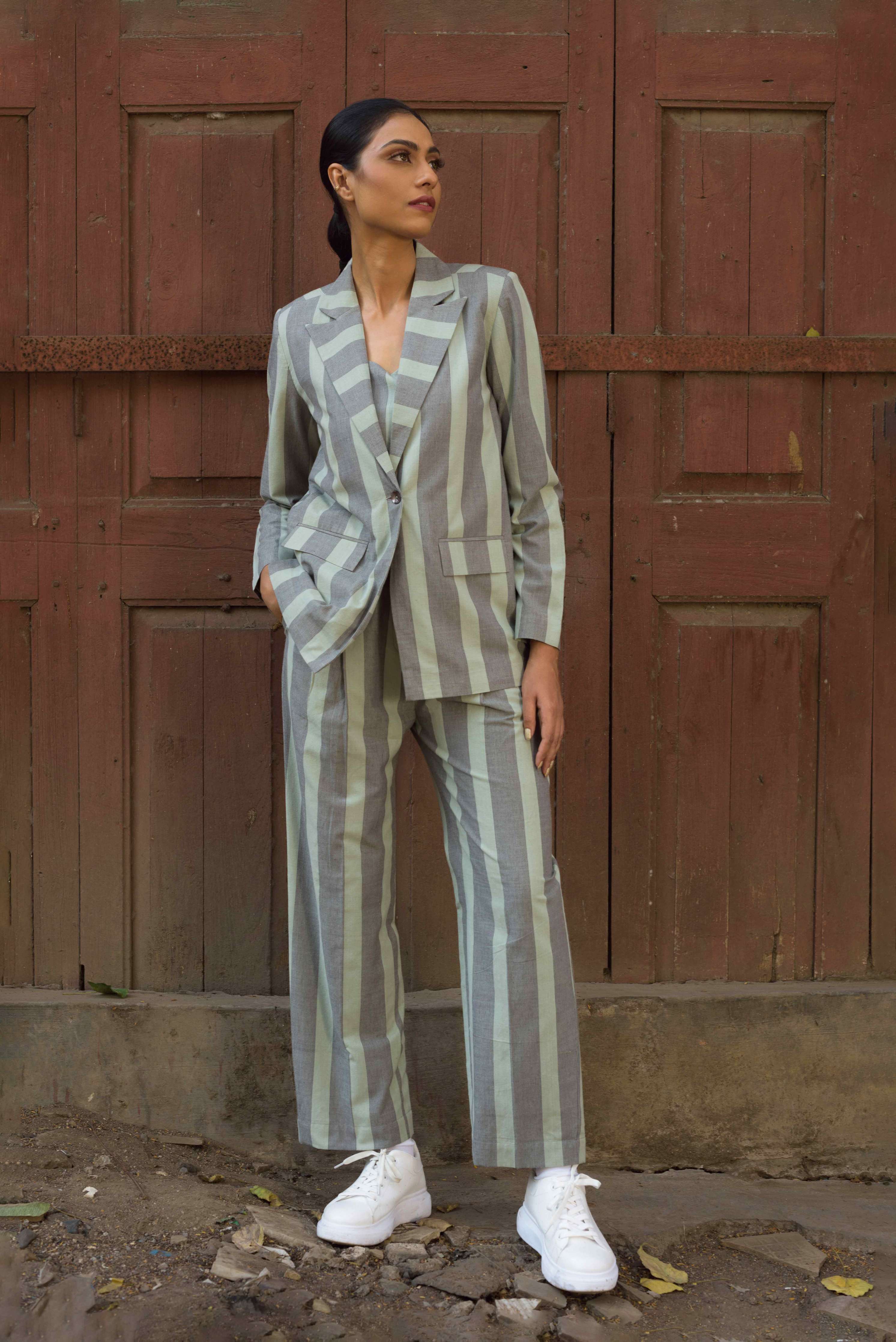 Inverted Pleat Pants